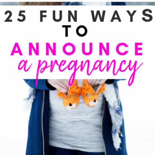 ways to announce a pregnancy to family in person