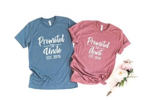 T shirts -ways to announce pregnancy to family in person