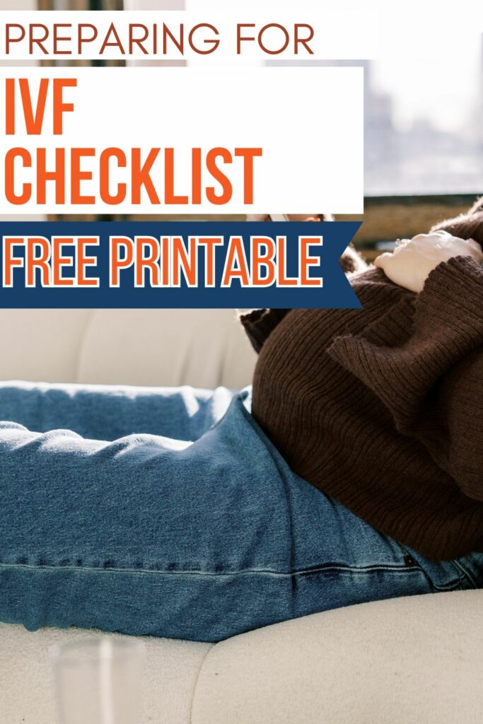 free printable IVF checklist
