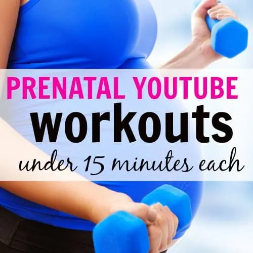 prenatal workouts on Youtube