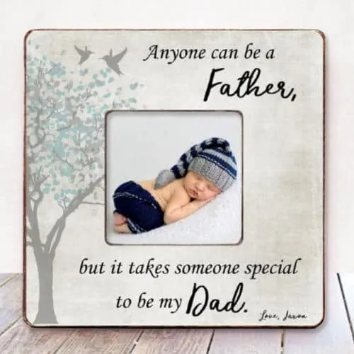 new dad gifts - personalized photo frame