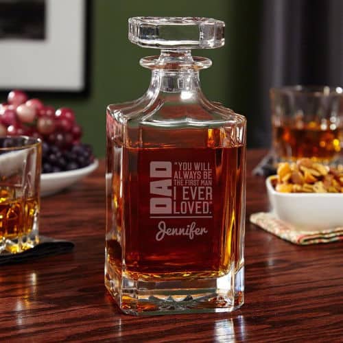 New dad gifts- whiskey decanter