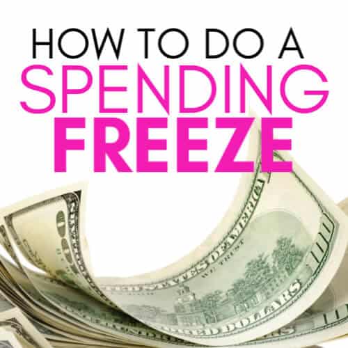10 TIPS FOR A SPENDING FREEZE