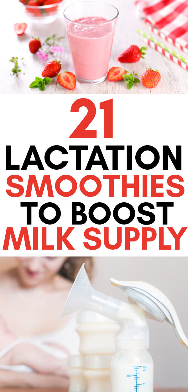 Lactation smoothies to boost your milk supply