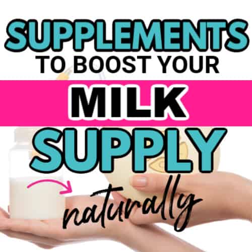 supplements to boost milk supply