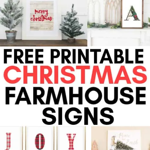 Merry Christmas Sign Printables