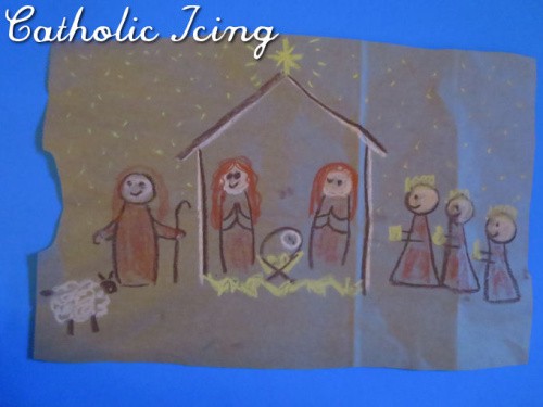 Nativity craft for kids