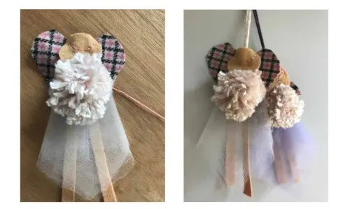 fabric angel for Christmas 