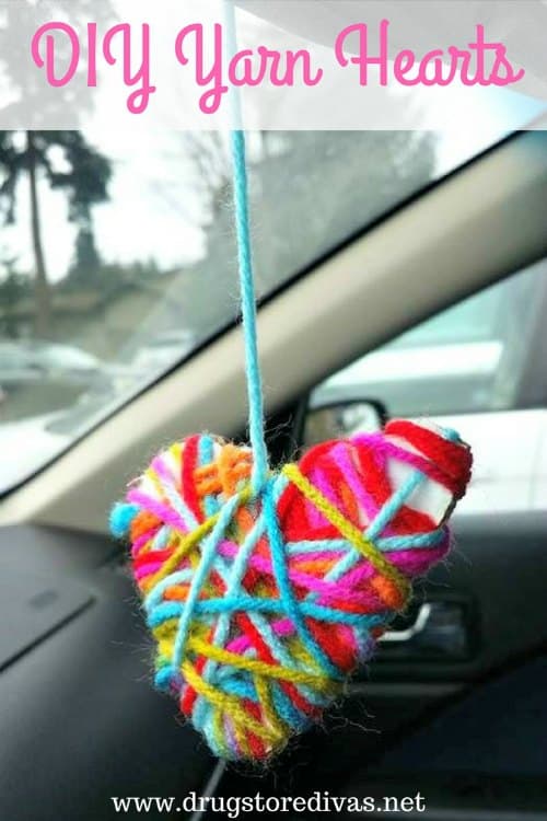 DIY Yarn Hearts