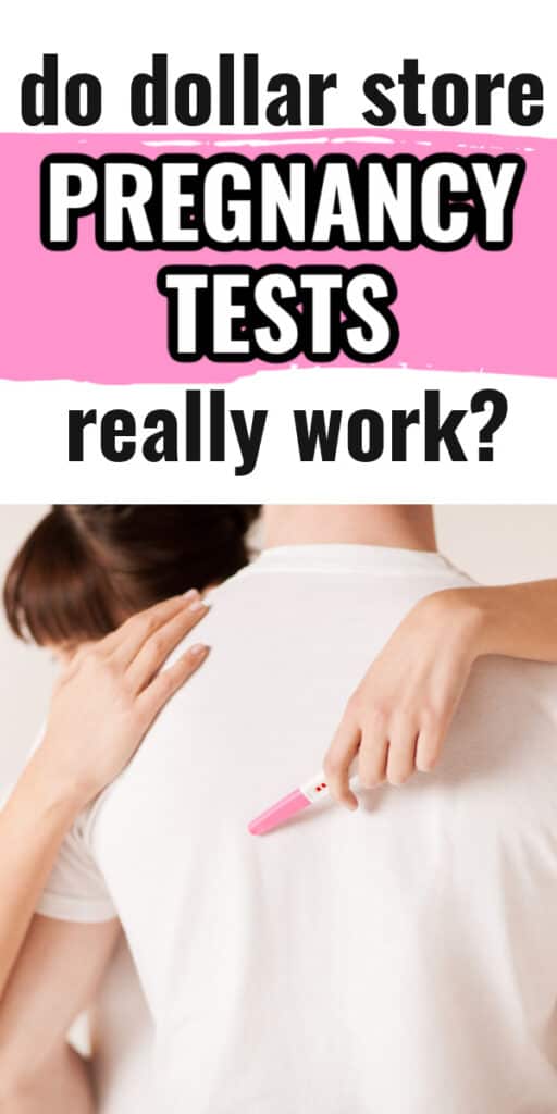 DOLLAR STORE PREGNANCY TESTS