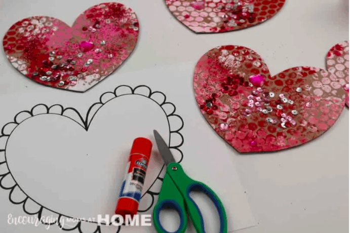 Valentine's Day Magnets for kids to make