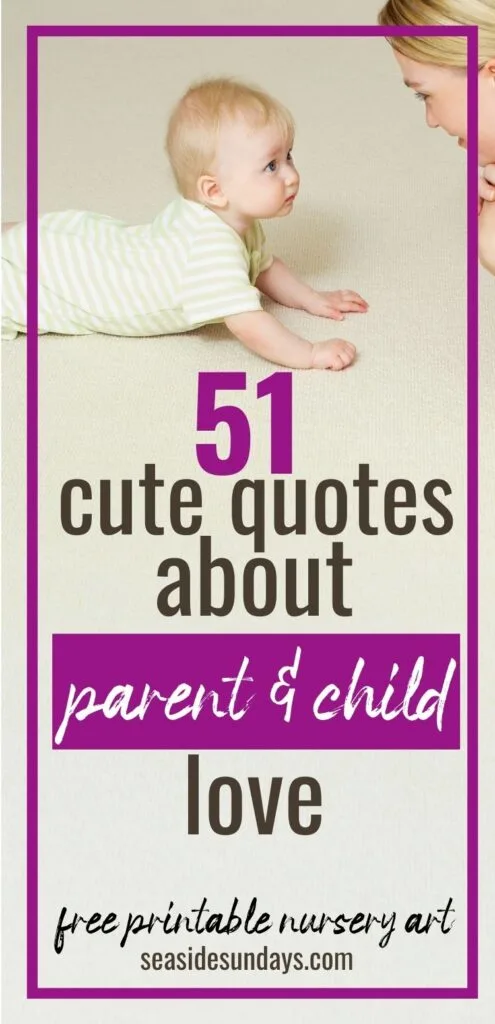 cute quotes about loving children by parents