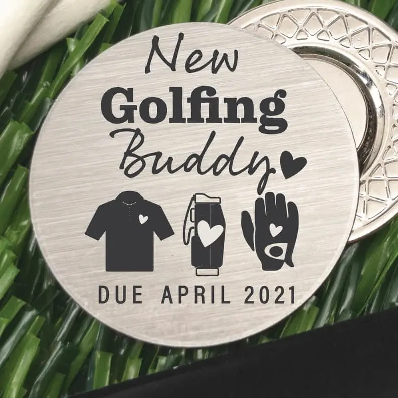 pregnancy announcement golf