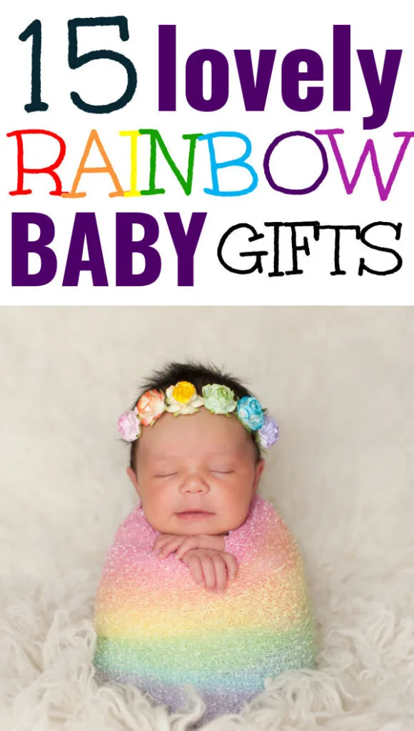 Rainbow baby gift ideas 