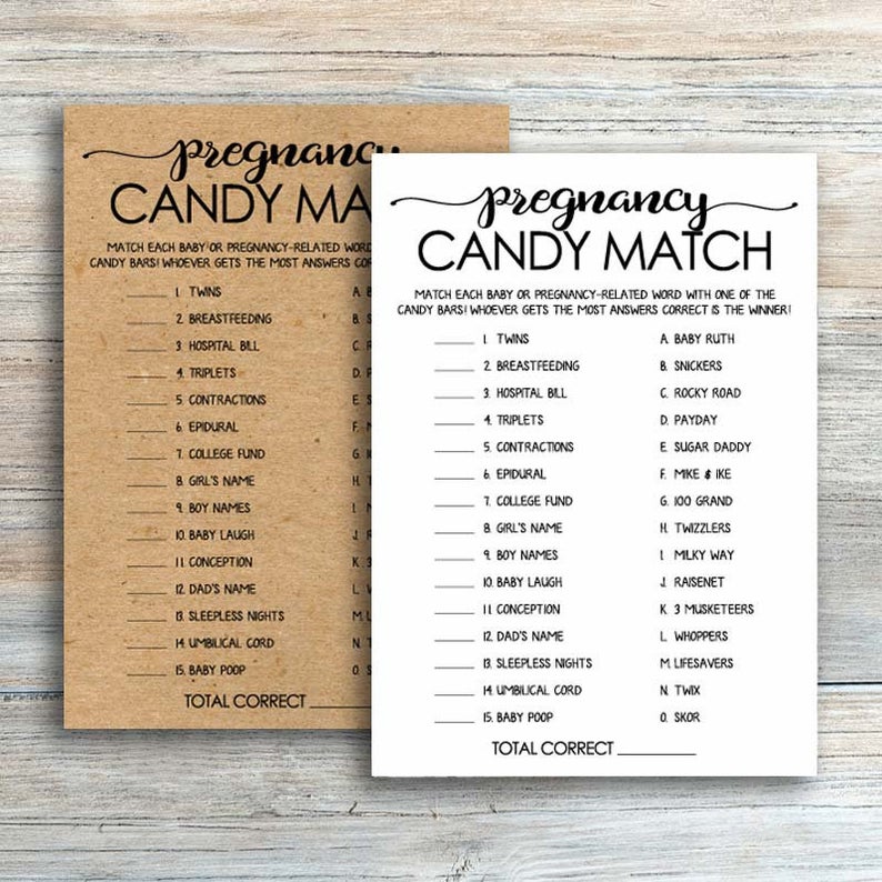 pregnancy candy game