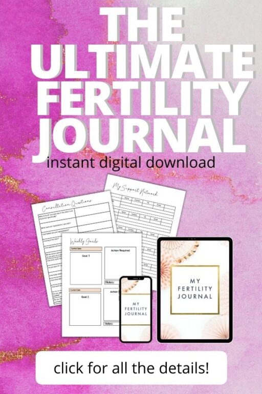 Fertility Journal (Printable TTC Day Planner) - Seaside Sundays
