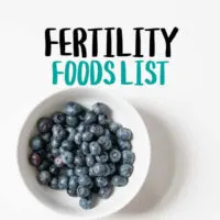 fertility foods list