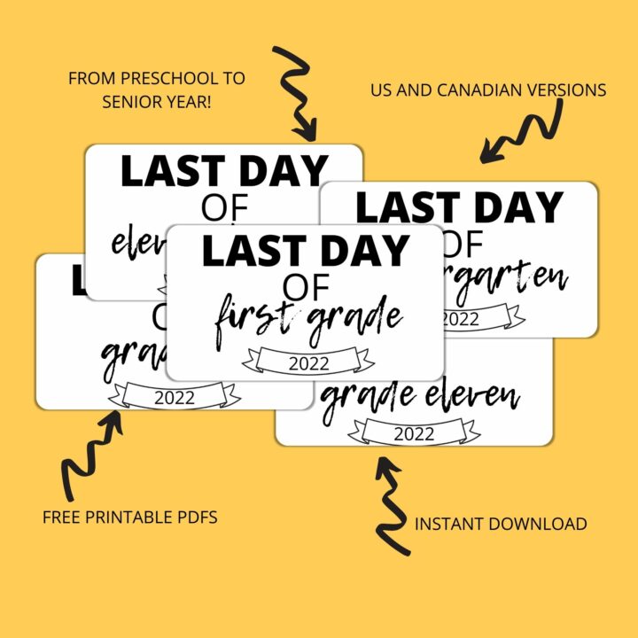 free printable last day of school sign