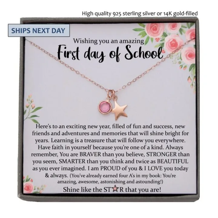 first day of school gift for high schoolers