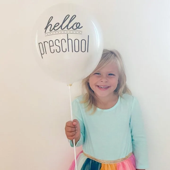First day of preschool traditions