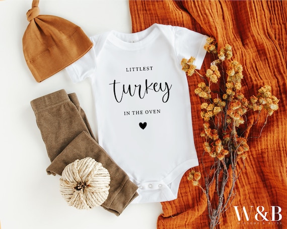 Baby Announcement Funny Thanksgiving Onesie Pumpkin Onesie® Happy Thanksgiving Onesie® Cute Fall Onesie® Baby Gift Halloween