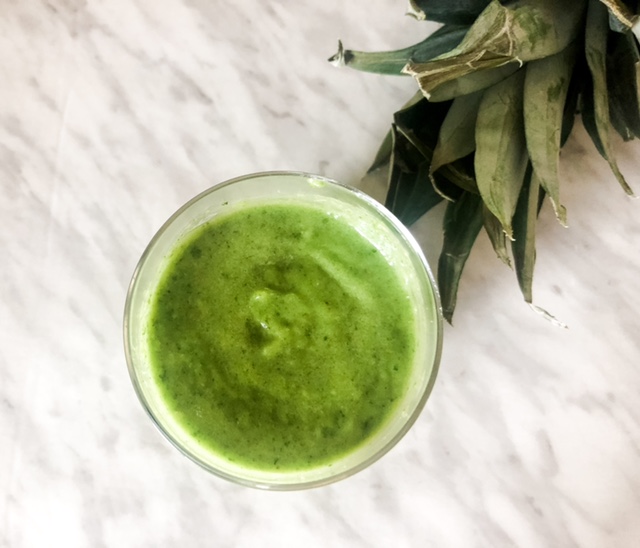 Pineapple Avocado Smoothie For Fertility