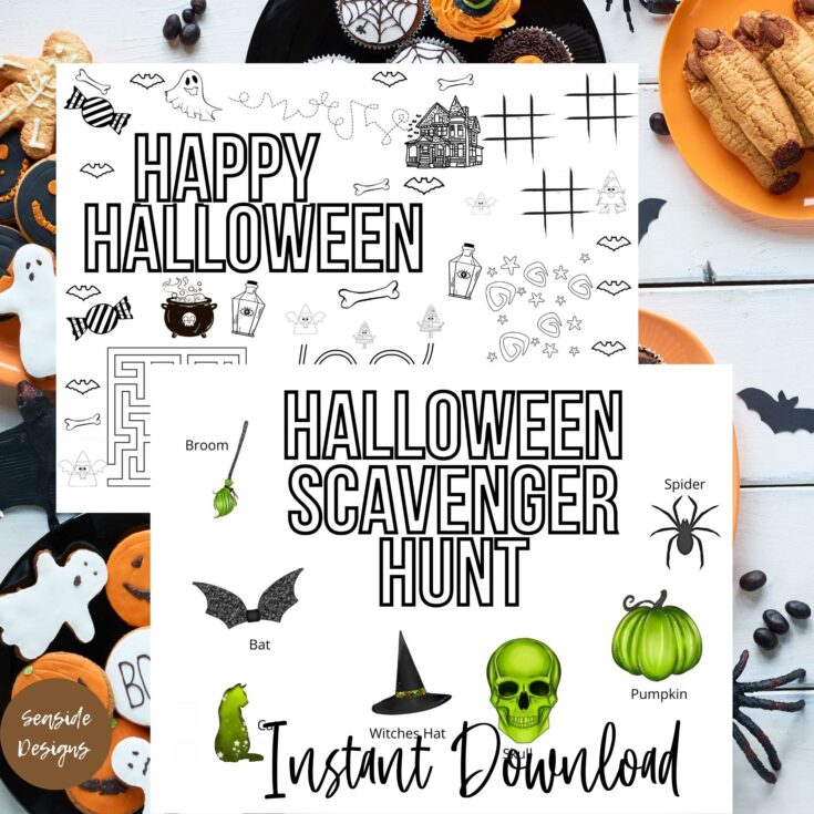 Halloween Word Search Free Printable PDF