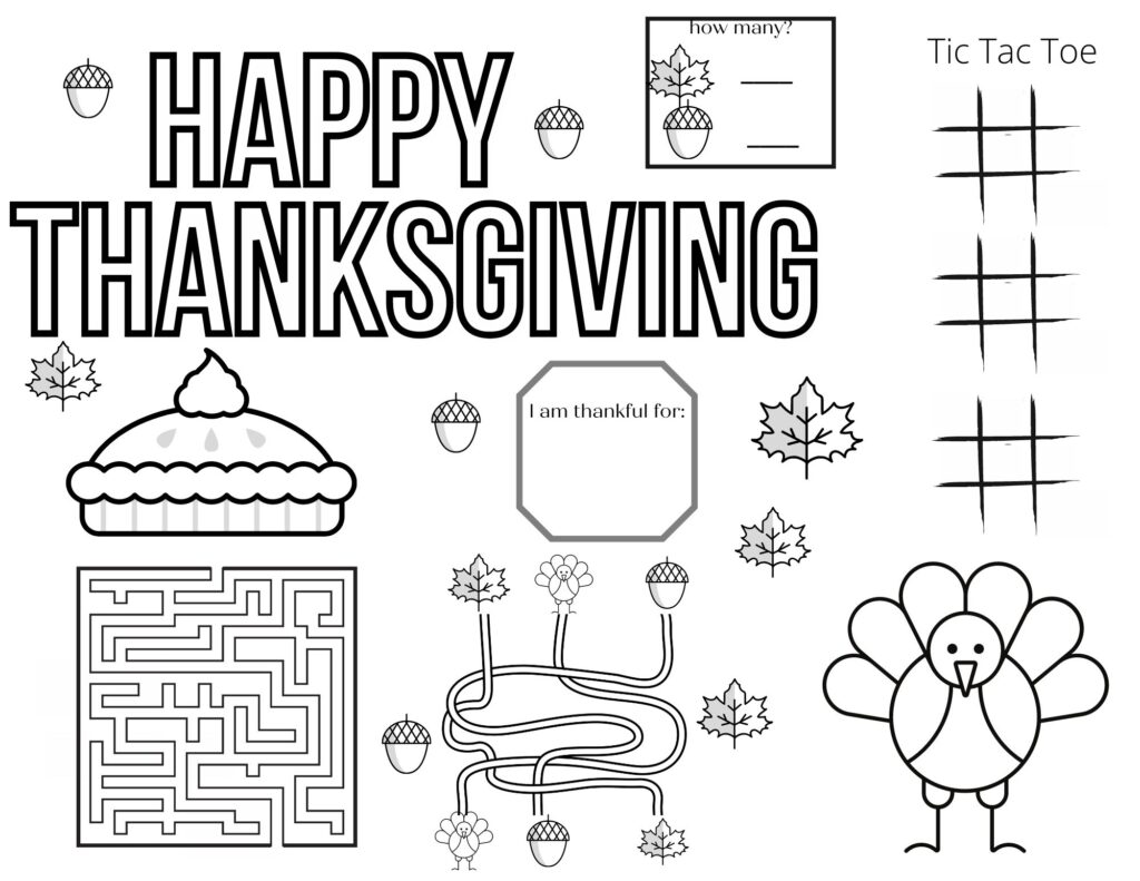 Thanksgiving Word Search Printable