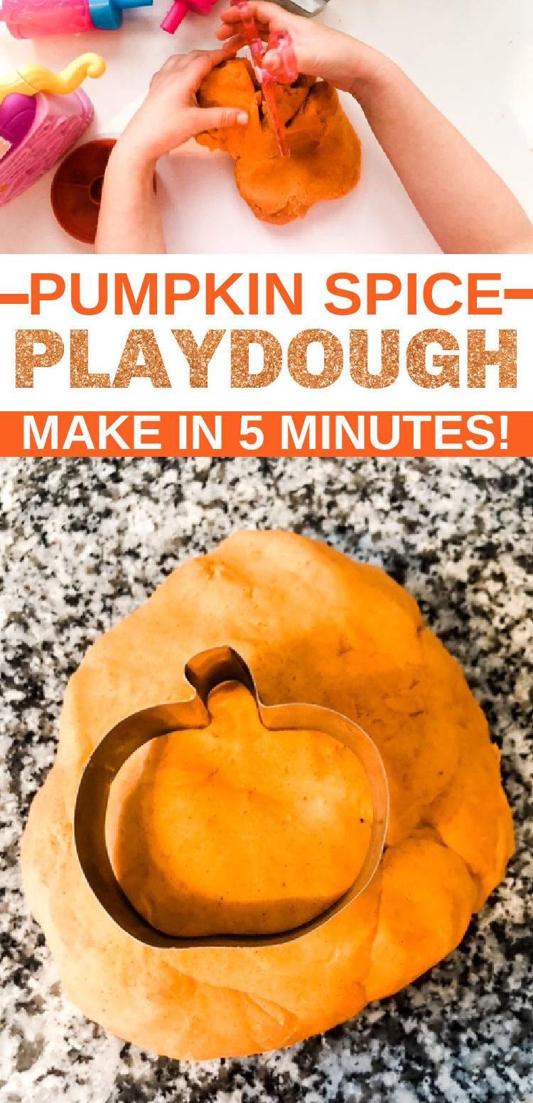 pumpkin spice playdough recipe