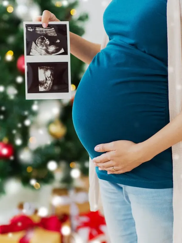 Ultrasound pregnancy announcement