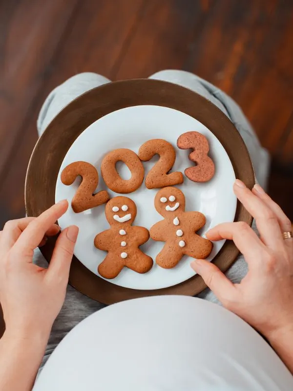 gingerbread baby announcement 