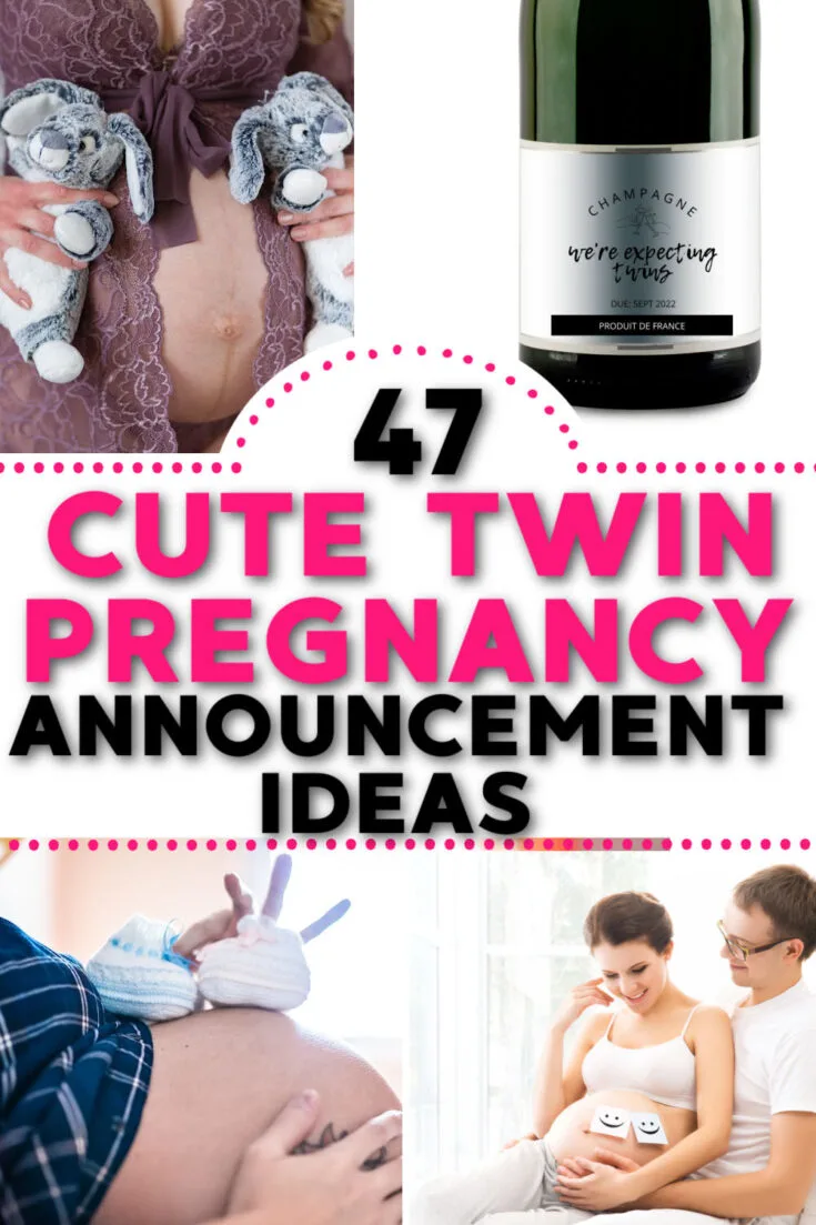 twins pregnancy announcement ideas