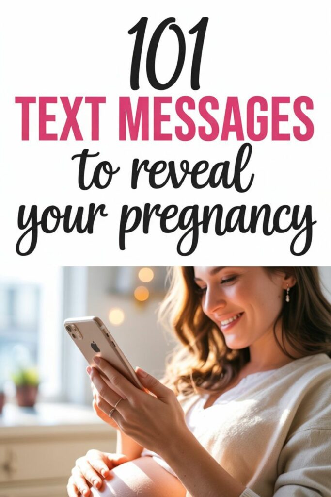 text messages to reveal your pregnancy