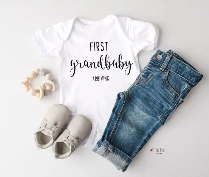 first grandbaby announcement