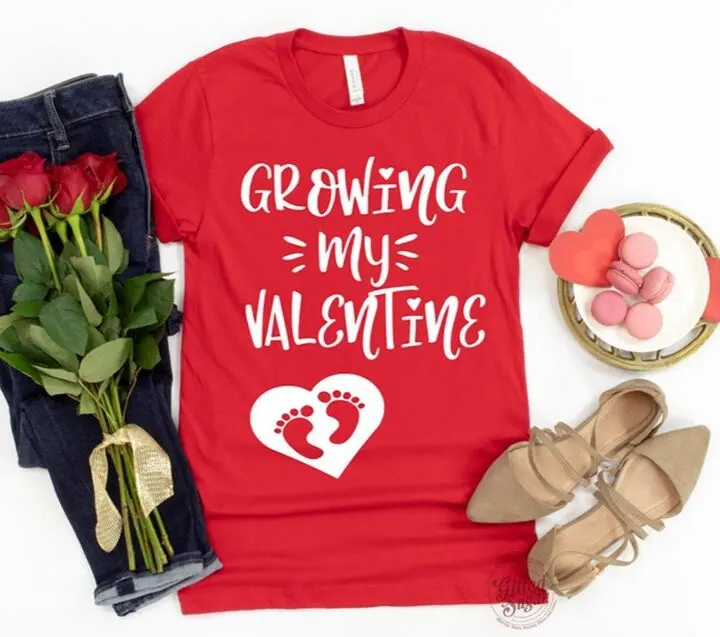 growing my valentine t shirt