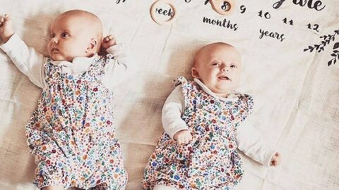 Image for Twin Baby Milestone Blanket