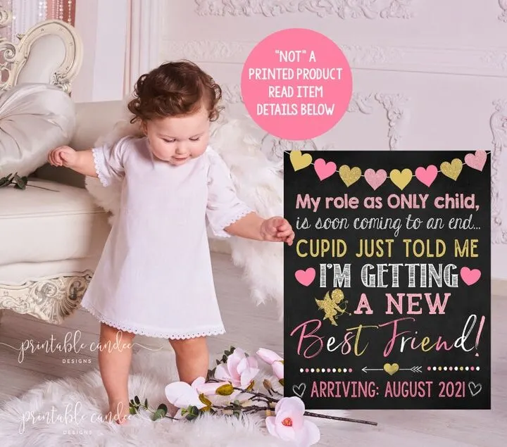 Promoted to big sister pregnancy announcement