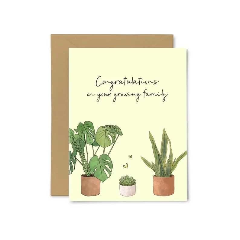 card to congratulation someone on their new baby