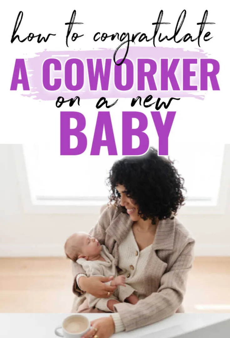 How to Congratulate a Coworker on a New Baby