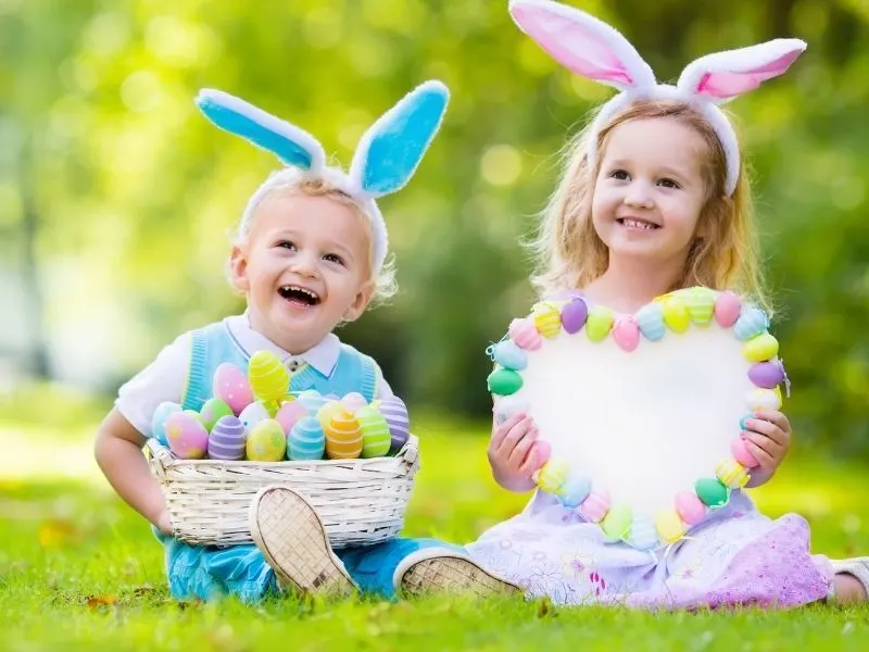 sibling Easter photo idea
