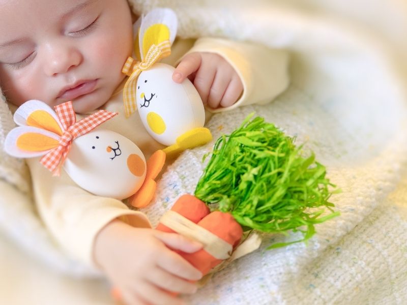 Easter baby photo ideas for newborns