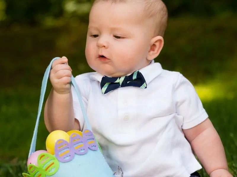 Cut Easter photo ideas for babies