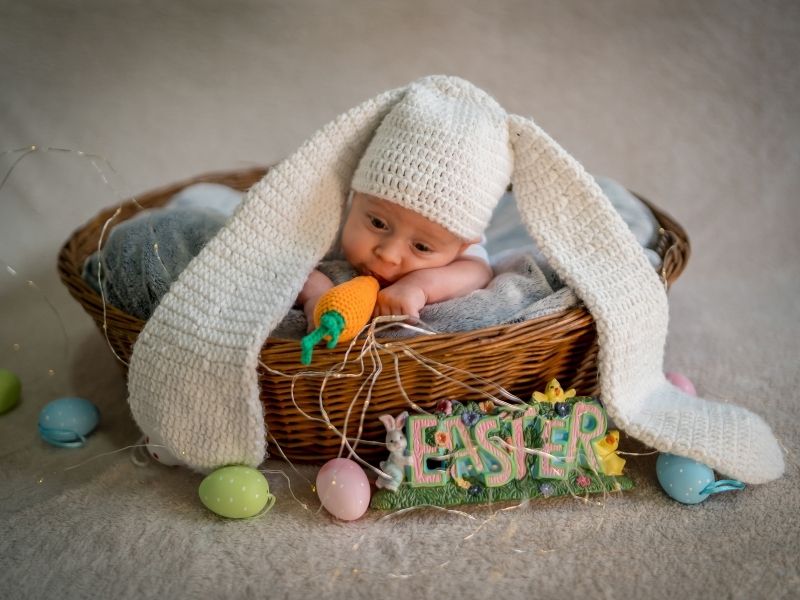 newborn Easter photo ideas
