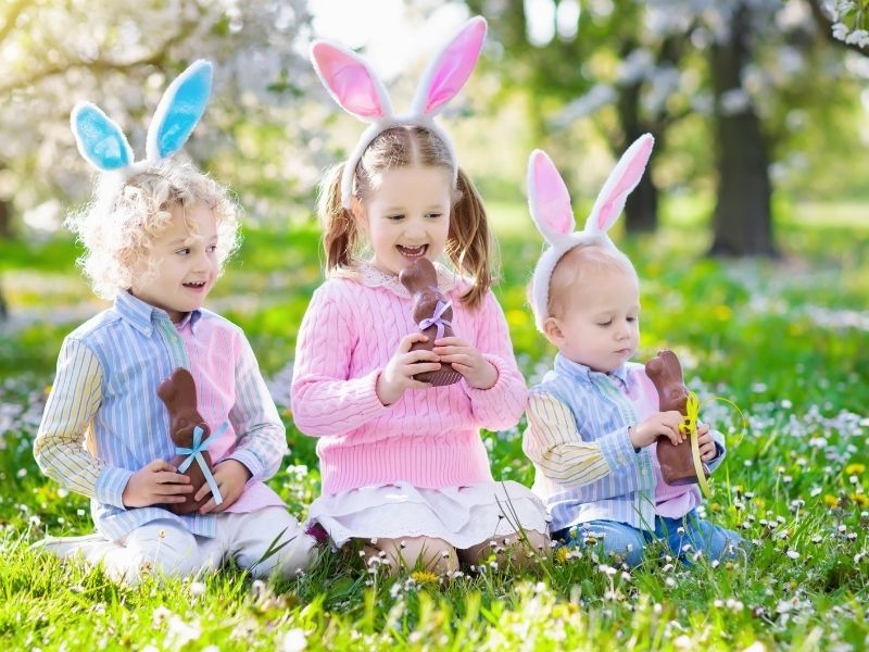 Sibling Easter photo ideas