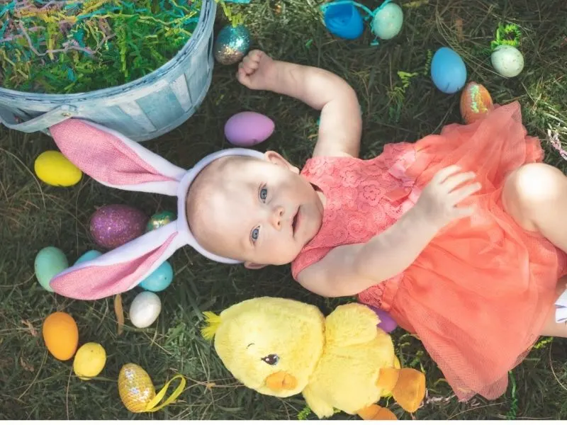 Professional Easter Baby Photos