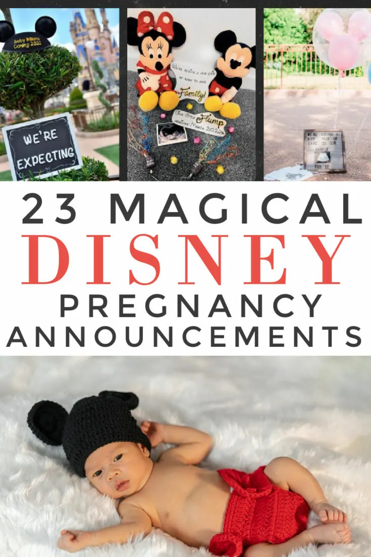 Disney Pregnancy announcement ideas
