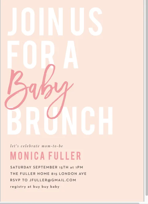 baby shower ideas