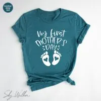 my first Mother's day t-shirt -Mother's Day Pregnancy Announcement Ideas