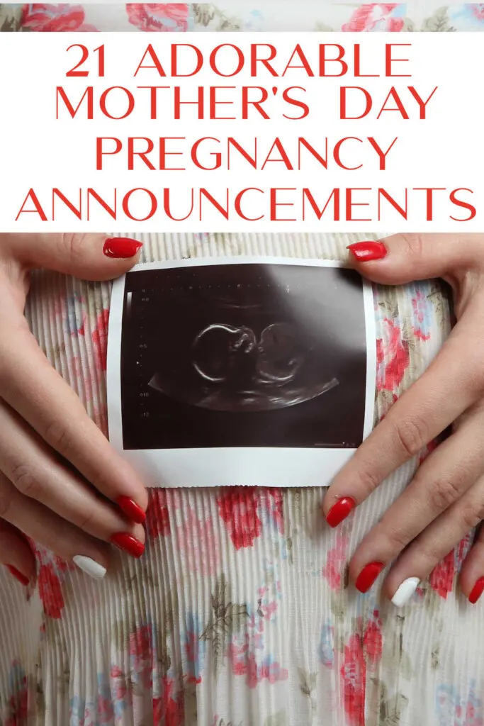 mother's day pregnancy announcements