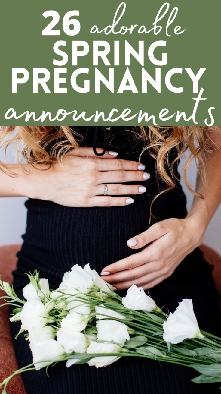 spring pregnancy announcements